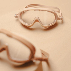 Очки для дайвинга Mrs. Ertha "Googlies Soft Grey", светло-серые